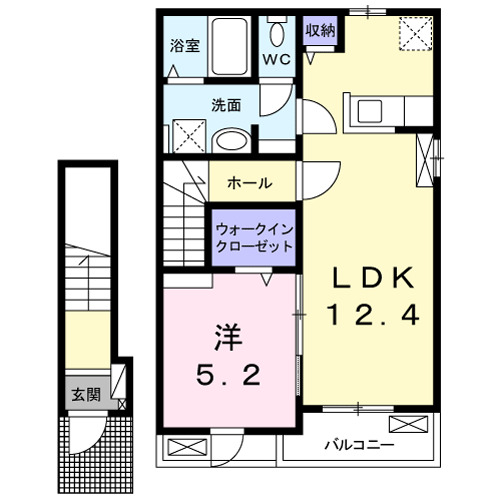 フィグ新栄Ⅰの間取り