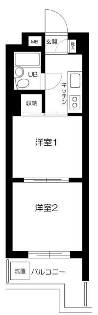 コートハウス中延の間取り