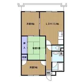ラフィーネ港北Ⅱの間取り