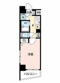 シンシア三軒茶屋太子堂の間取り