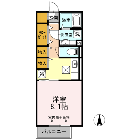 エクセルハイムⅡの間取り