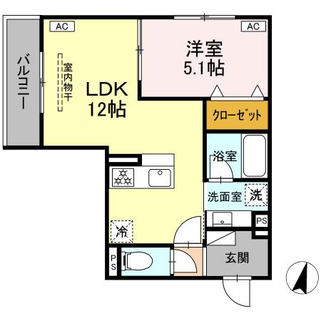 アルベート湘南台の間取り