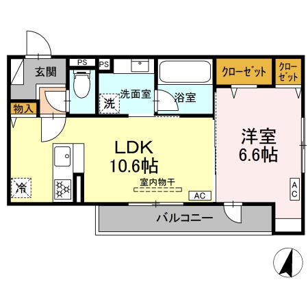 ブルマーレ湘南台の間取り