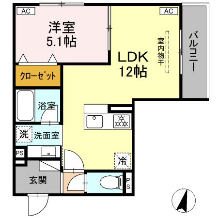 ブルマーレ湘南台の間取り