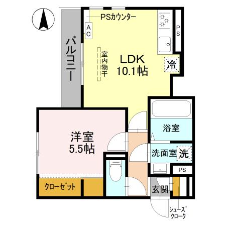 ベルデ北山の間取り
