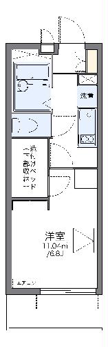 レオパレスエクスプレッシブの間取り