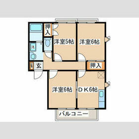ロイヤル石川Aの間取り