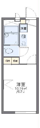 レオパレスカーサ19の間取り