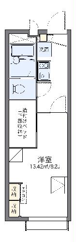 レオパレスソルヴェーグの間取り