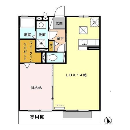 グランドソレーユ Cの間取り