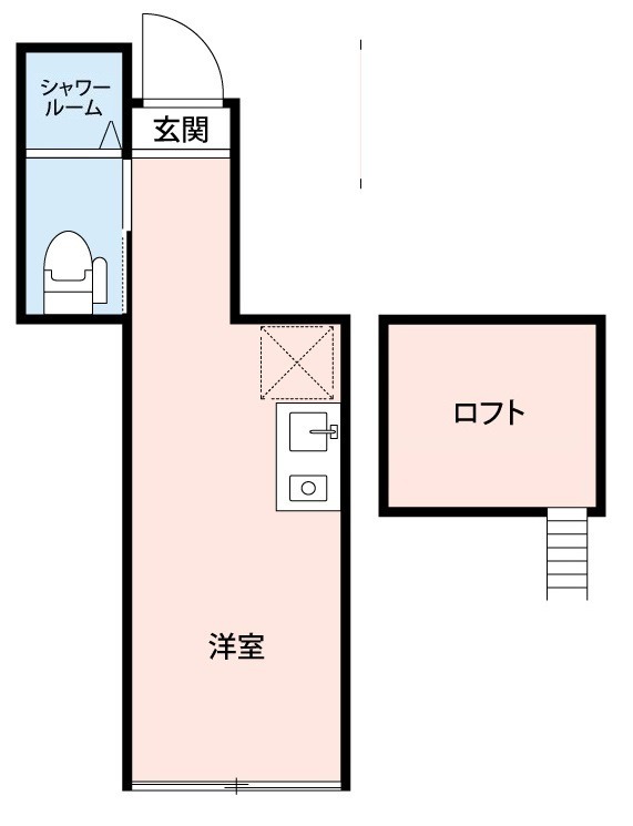 サークルハウス白楽の間取り
