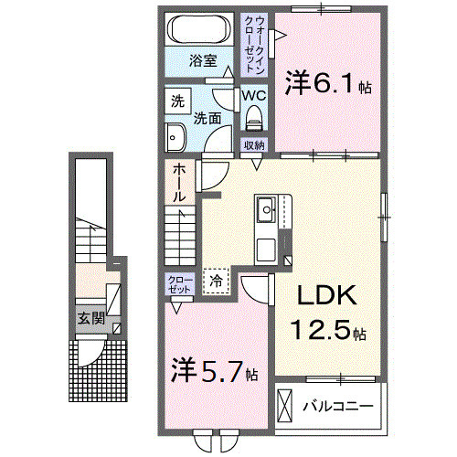 レガーレ ウノの間取り