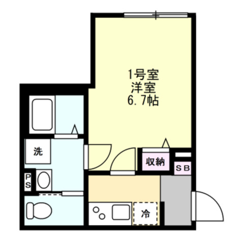 (仮称)久比里アパートの間取り