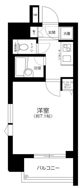 パレステュディオ小石川後楽園の間取り