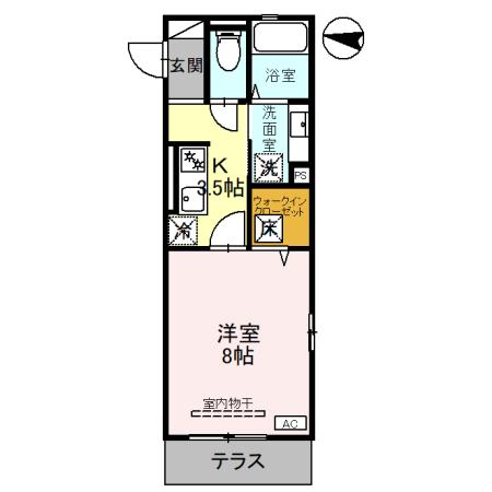 リバーパーク越ヶ谷の間取り