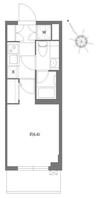 プレミアムキューブ大崎の間取り