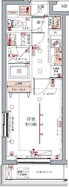 クレヴィスタ板橋志村の間取り