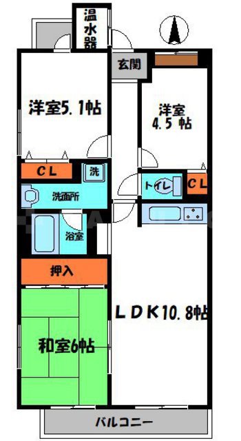 エルコート千林の間取り
