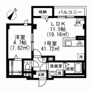 カーサスミレ　トレスの間取り