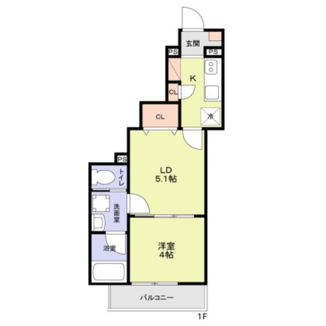 WoodCrest国立Residenceの間取り