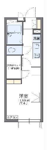 レオパレス藤の間取り