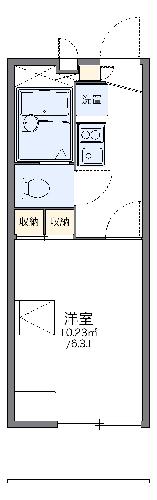 レオパレスQUATREの間取り