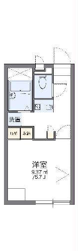 レオパレスグレースの間取り