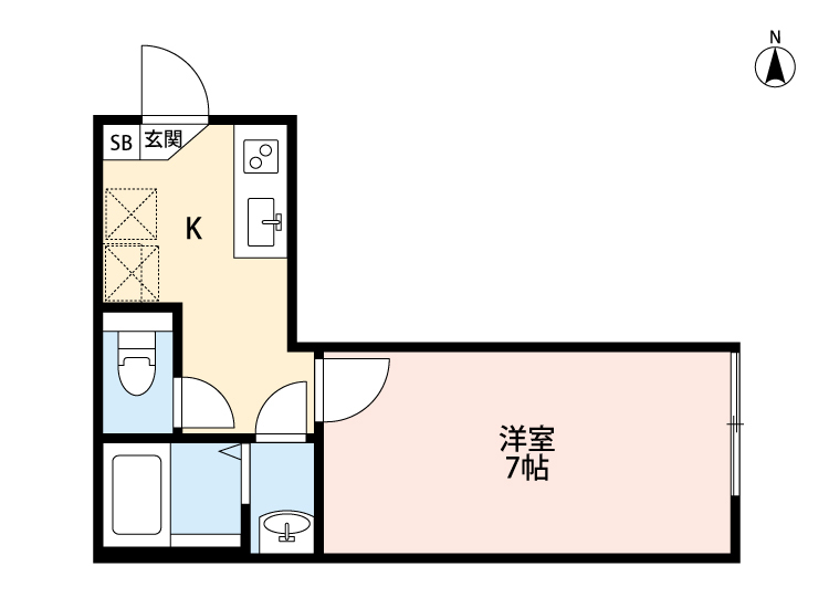 CAROLINA 立川(カロリーナ タチカワ)の間取り