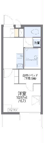レオパレスRTフォーブルの間取り