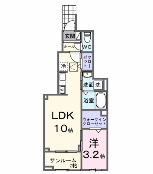 K・Sガーデン Ⅳの間取り