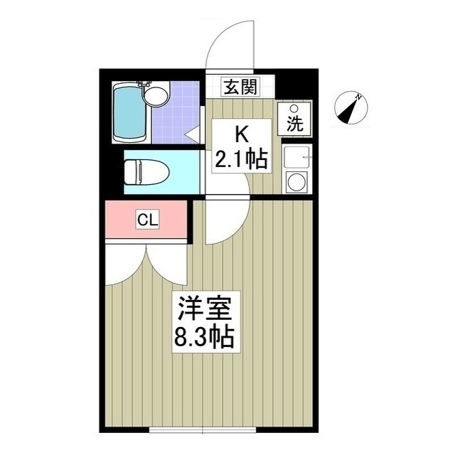 オリーブガーデンB棟の間取り