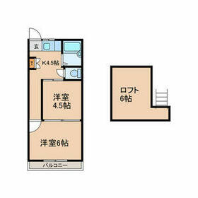 三園コーポの間取り
