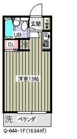 ローズアパート(Q-044)の間取り