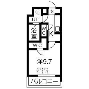 スプランディッド新大阪DUEの間取り