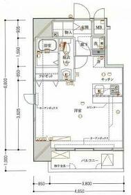 ライジングプレイス浅草の間取り