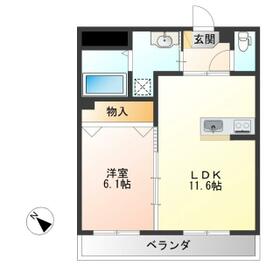 グレイスコート岡台の間取り