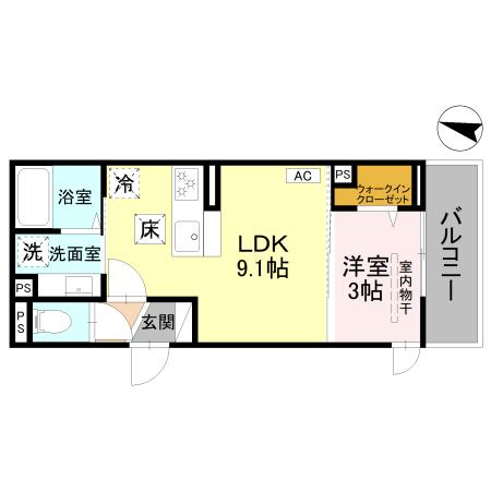DーSereno北野の間取り