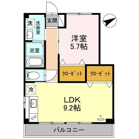 コーポラスの間取り