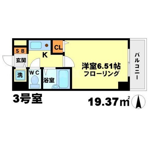 ストリーム江坂の間取り
