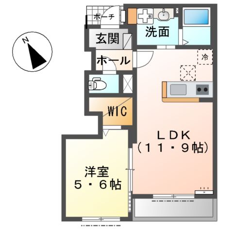 パルティールⅡ・桜香の間取り