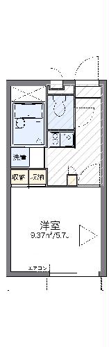 レオパレスサニーサイドLの間取り