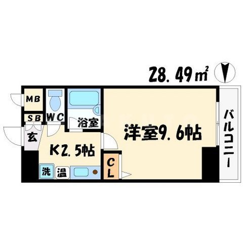 TM南森町の間取り