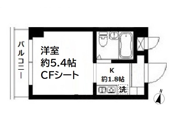 カレッジハイツ稲毛の間取り