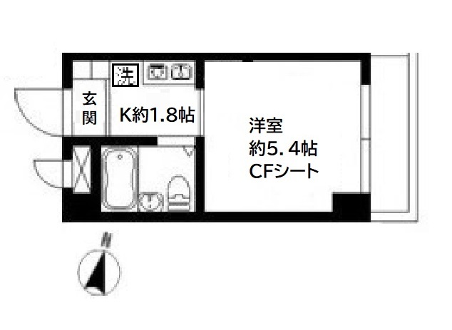 カレッジハイツ稲毛の間取り