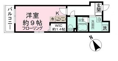 レオ伍拾八番館の間取り