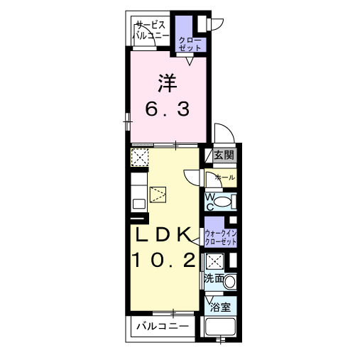 テラック中央林間の間取り