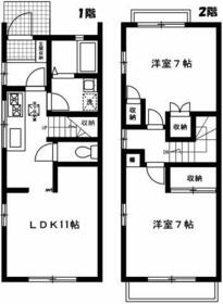 矢部テラスの間取り