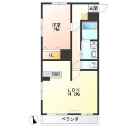 ガウディウムサカモトⅡの間取り