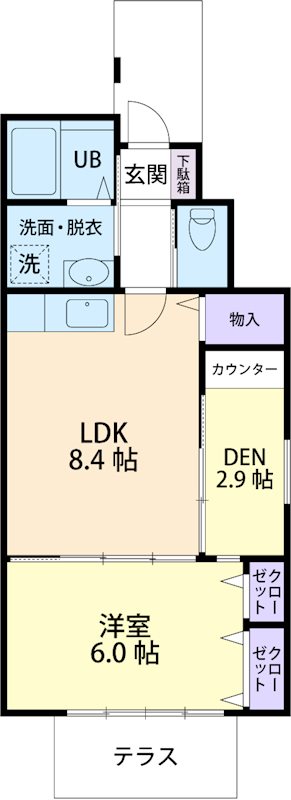 アリエス・スール (Aries Sur)の間取り