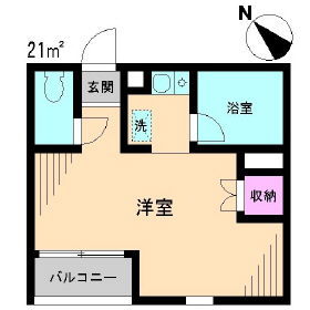 アヴェニールイチカワの間取り